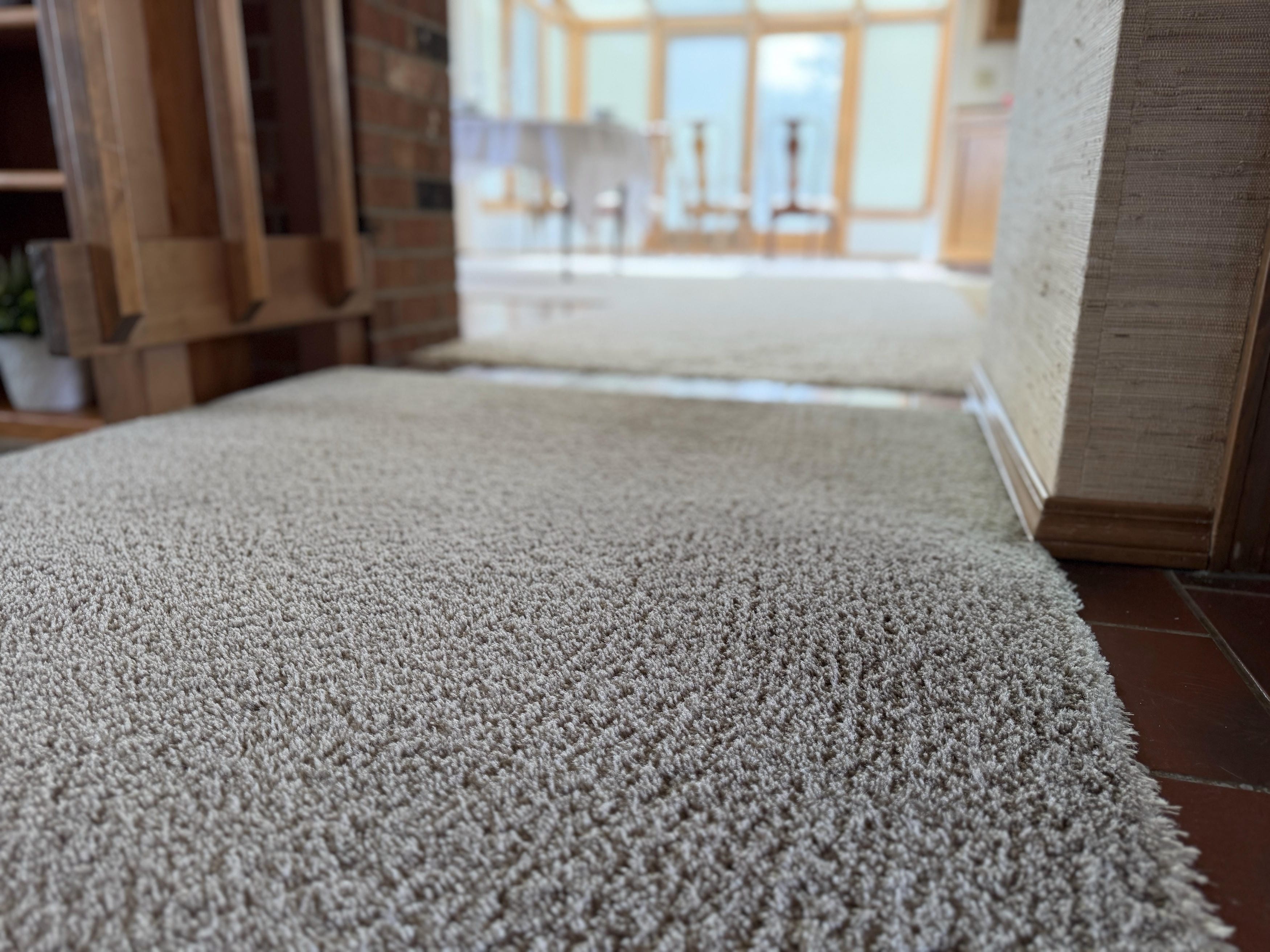 Clean carpet texture after Alston Cleaning carpet service in Longview